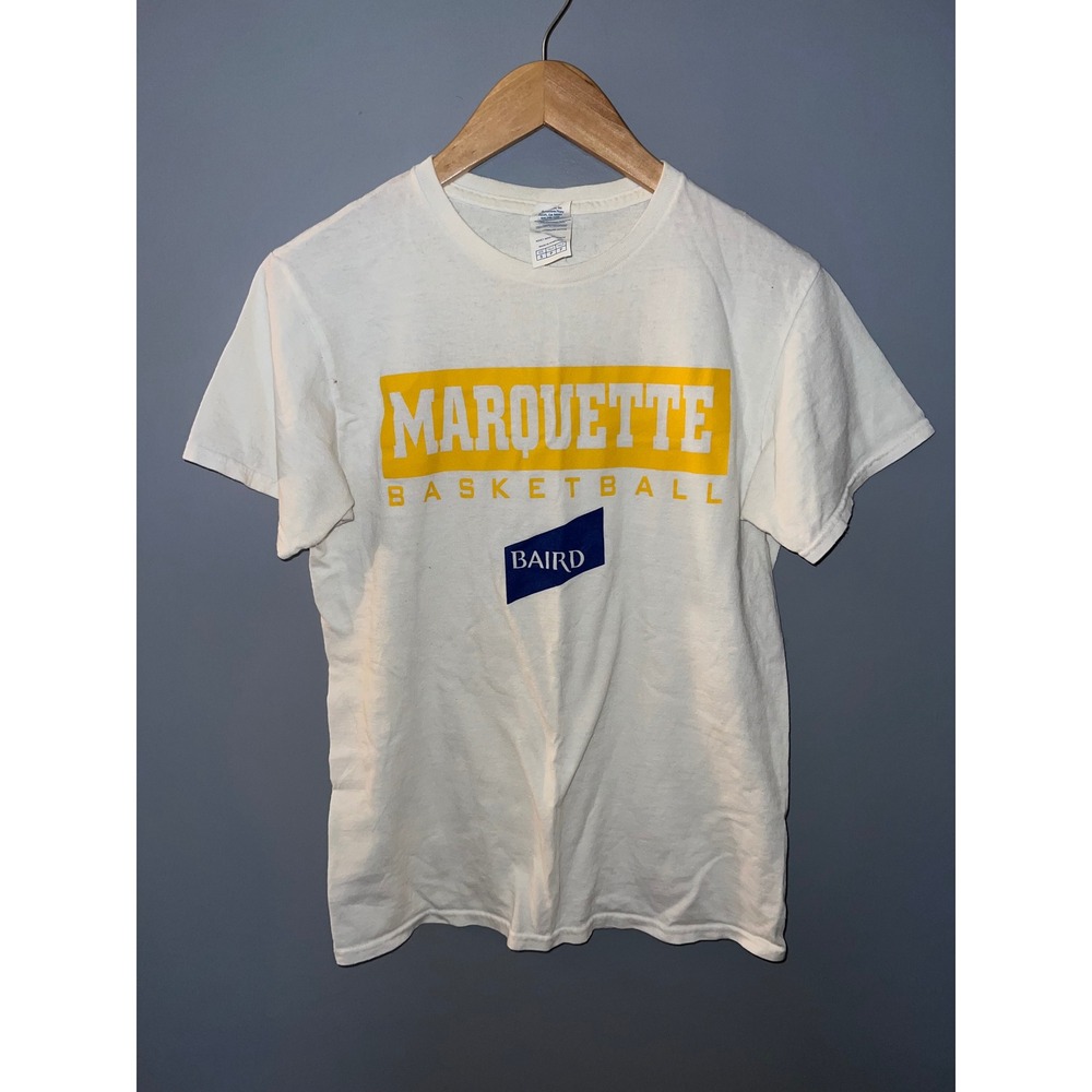 Marquette Basketball Delta Pro Weight Graphic T-Shirt White Small NCAA Baird